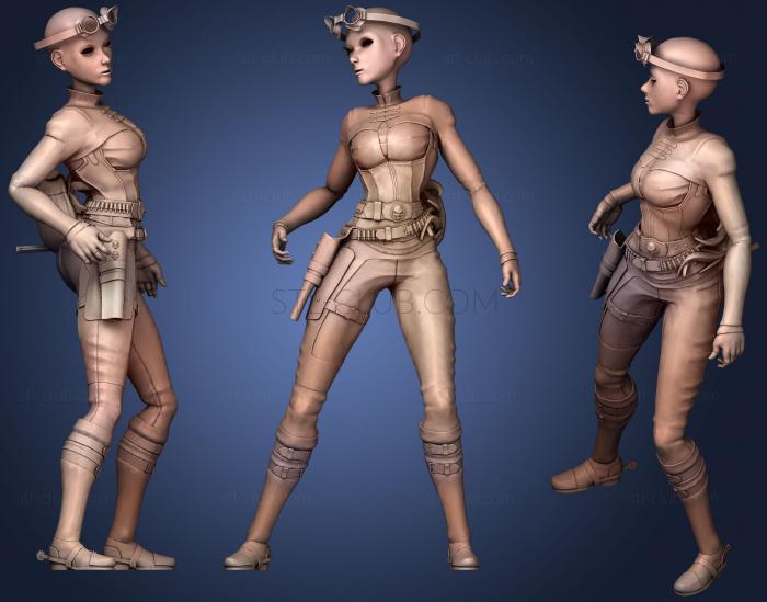 3D model Bounty hunter (STL)